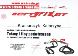 certyfikat-tasmy-i-liny-podwieszane-katarzyna-wigura-nowy-sacz