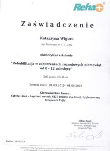 zaswiadczdnie-rehabilitacja-w-zaburzeniach-rozwojowych-dzieci-katarzyna-wigura-nowy-sacza